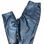 Suzanne Betro black faux leather pants size medium new with tags Photo 1