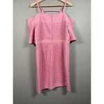 The 8th Sign Crochet lace Midi Dress Size 16 Baby Pink Barbiecore Girlhoodcore Photo 7