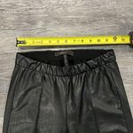 BCBG Maxazria XS stretch soft faux leather pant leggings accented w/ raised hem Photo 3
