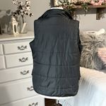 True Craft Puffer Vest Jacket Charcoal Gray Snaps Zip Ski Womens Medium Photo 7