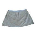 Anthropologie Pleated Boxer Mini Skort Gray Blue Size XL NEW Photo 3