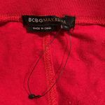 BCBGMAXAZRIA  Y2K Studded Low‎ Rise Wide Leg Track Pants Red Size XL NWOT Photo 5