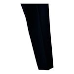 Moschino  Black Seamless Side Zip Tie Front‎ Straight Leg Trouser Pants Size 4 Photo 4