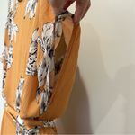 Rachel Pally  Crinkle Rae Maxi Dress Caftan Floral Yellow Medium Maternity Photo 8