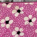 Vera Bradley 🎓 Pink & Floral Small Zippered Bag Photo 4