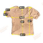 Misia Women 2X Brown Cable Knit Puff Sleeve V Photo 6