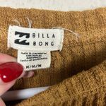 Billabong  Cozy Up Ribbed Gold Sweater size M Photo 8