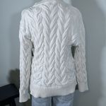 Philosophy White Cable Knit Sweater M Fisherman Core Photo 2