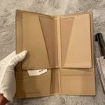 Nordstrom BNWT Patent Saffiano Gunmetal Leather Passport Wallet Luggage Tag $120 Photo 5