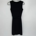 Ann Taylor  BLACK SLEEVELESS TIE WAIST DRESSY CASUAL STRETCH DRESS SIZE 0 Photo 1