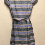 Boden Striped Notch Shift Dress Photo 3