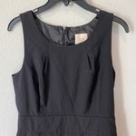 J.Crew  Suiting Wool Black Sheath Dress Size 6    Photo 1