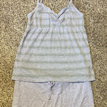 Xhilaration ❤️  Pajama Shorts and Spaghetti Strap Top Set in Gray Photo 0