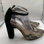 Ella Moss  pump heel snake skin women’s size 9M EUC suede Photo 0