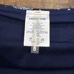 Womens Lands End Size 10 Swim Bottom Skort Skirt Deep Sea Navy Paisley NEW Blue Photo 4