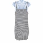 Kendall + Kylie  Striped Sleeveless Dress L Photo 1