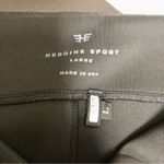 Heroine Sport Black Stretchy Bike Shorts Silver Front Zipper Athletic size Large Photo 10