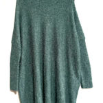 H&M  Green Oversize Drop Shoulder Sweater Tunic / Dress Alpaca Wool Size XS / S Photo 0