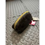 NWT Stephanie Johnson Saks Fifth Avenue Faux‎ Fur Makeup Cosmetic Pouch Case Brown Photo 6