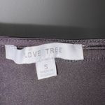 Love Tree Black Satin Two Toe Shirt Photo 3