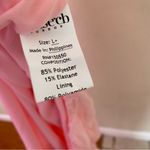 House Of CB “Sofia” Fairy Pink Mesh Maxi Dress strapless NWOT like fornarina XL Photo 12