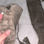 Marc Fisher  Olympia brown over the knee stretch faux suede tassel women boot 8.5 Photo 3