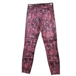 L'Agence Pants Womens 25 Pink Snake Print Margot Skinny High Rise Garnet Aurora Photo 3