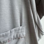 Eberjay Eberjey Gray Floral Trim Button Down Short Sleeve Pajama Set Size Small? Medium? Photo 4