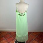 DKNY  Pale Green Shift Square Neck Maxi Dress Photo 4