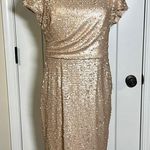 Adrianna Papell Sequin Sheath Dress Size 8 Photo 0