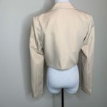 Pretty Little Things Beige Cropped Blazer Sz 8 Photo 1