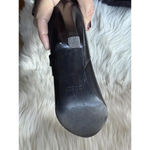 Guess  Black Leather Knee-High Boots with Buckle Detail Photo 7