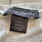 See You Monday Women’s S Small Off The Shoulder Grey 3/4 Sleeve Blouse Top. Photo 4