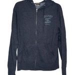 Harley‎ Davidson Full Zip Hooded Fleece Jacket Motorcycles Black Women Small Photo 0