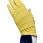 Vintage VAN RAALTE Canary Yellow women's gloves Wrist Length O/S 1960s Photo 1