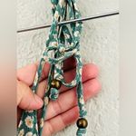 American Eagle  Green Floral Smocked Tie Shoulder Sleeveless Jumpsuit Cottagecore Photo 8