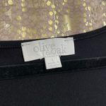 Olive & Oak Black Rayon Tie Waist Sleeveless Casual Dress, Large Photo 1