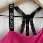 Victoria Sport Victoria's Secret  Super Strappy Spellout Sports Bra Hot Pink L Photo 1