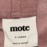 MOTE Drape Moto Jacket Dusty Pink Microsuede Women’s XL Extra Large Photo 4