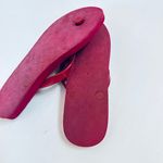 Coach Abbigail Trainer Rubber Red/White/Pink Flip Flops/Sandal sz 5/6 Photo 3