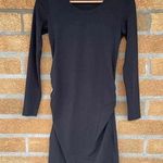 Imanimo Long Sleeve Ruched Maternity Dress small Black Photo 0