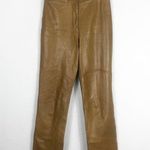wilson's leather Vintage  Textured Pants Size 2 Tan Hi Rise Straight Leg Y2K 70s Photo 0
