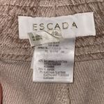 Escada Vintage Tan Wide Leg Corduroys EUC Sz 34 Cotton Stretchy Heart Pockets Photo 77