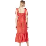 River Island  floral frill slim midi dress size 12 Photo 5