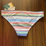 Roxy  Women's Standard Bikini Bottom, Bright White The Line Up Strip, XL Photo 5