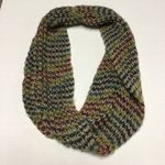 Multi Colored Tan Purple Blue Green Yellow Orange Sequin Knit Infinity Scarf Multiple Photo 0