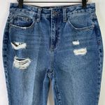 Sam Edelman New Ripped High Rise Stiletto Straight Crop Jeans Quartzite Photo 3