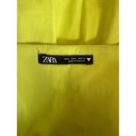 ZARA  Lime Green Cutout A Line Dress Photo 4