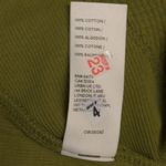 Free People Santa Clara Thermal Top Shirt Ferngully (Green) Slouchy V-Neck S New Photo 8