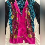 Sweet Rain  Women's Pink and Blue Blazer Photo 2
